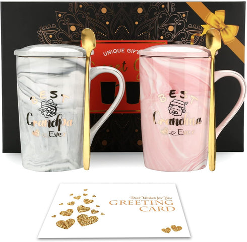 Best Ever Grandma Grandpa Mugs  Promoted Grandparent Gifts